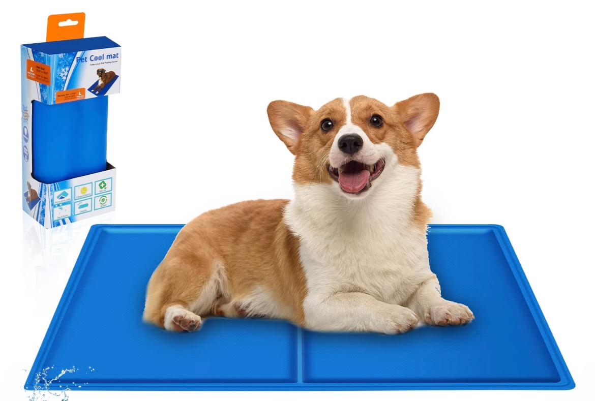 Tappetino refrigerante per cani, cuccia per cani estiva, stuoia per cani rinfrescante, tiene fresco il tuo animale domestico